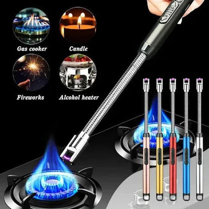Multipurpose Portable Rechargeable Electric Lighter for Everyday Home and Kitchen Outdoor Use