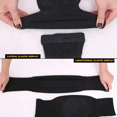 ( Pair ) Unisex Women Men’s Cashmere Wool Knee Brace Pads | Winter Warm Thermal Knee Warmers Velvet Knee Protector (random color)